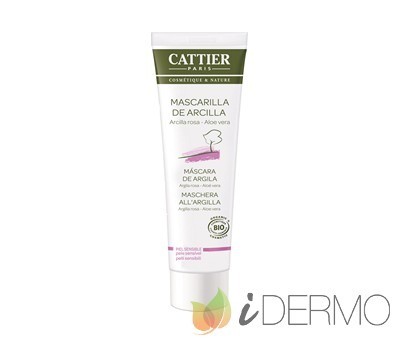MASCARILLA FACIAL DE ARCILLA ROSA PIEL SENSIBLE
